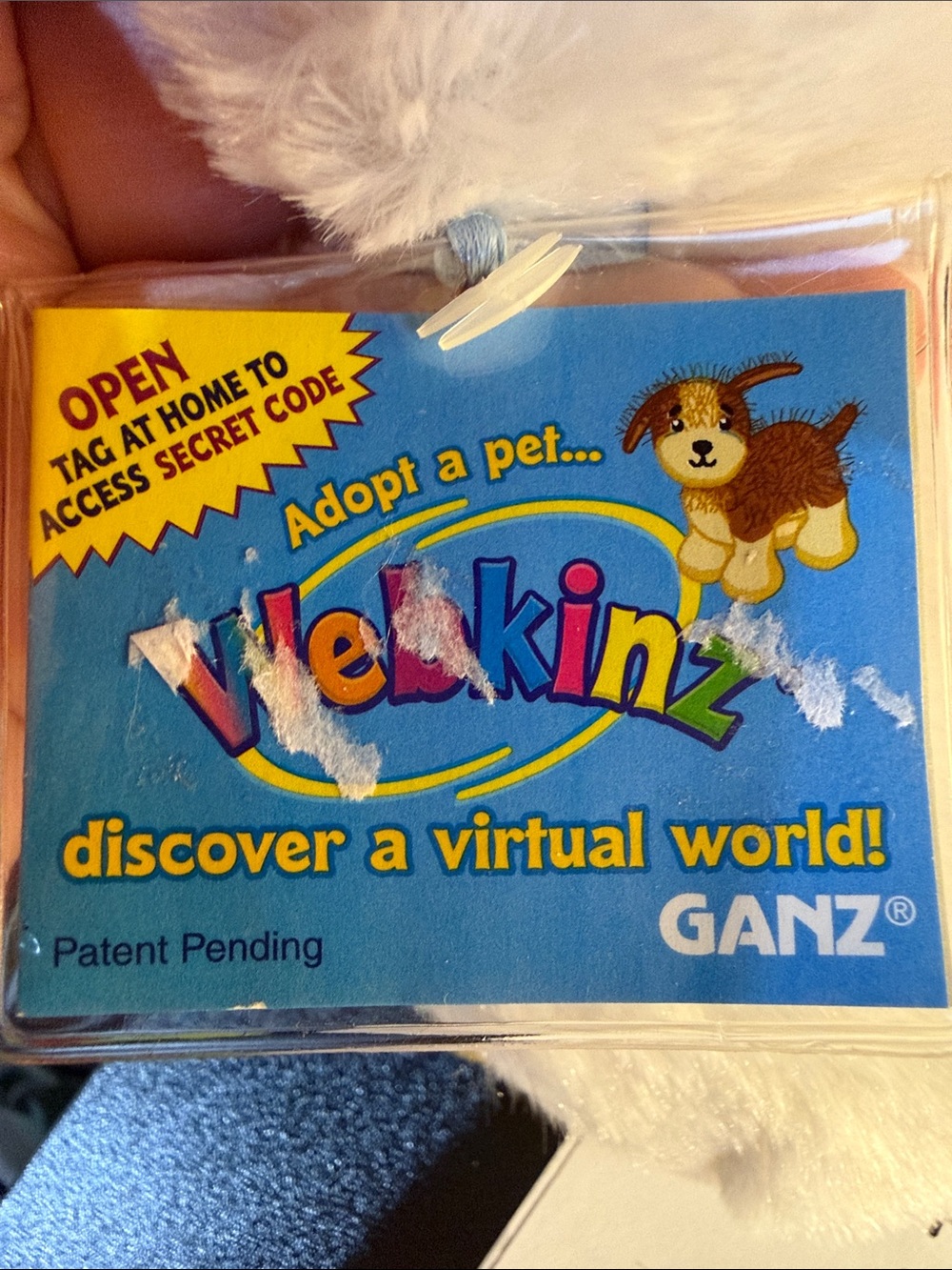 GANZ Webkinz White Plush Duck with Yellow Beak and Feet with sealed NEW Tag! - Picture 7 of 8